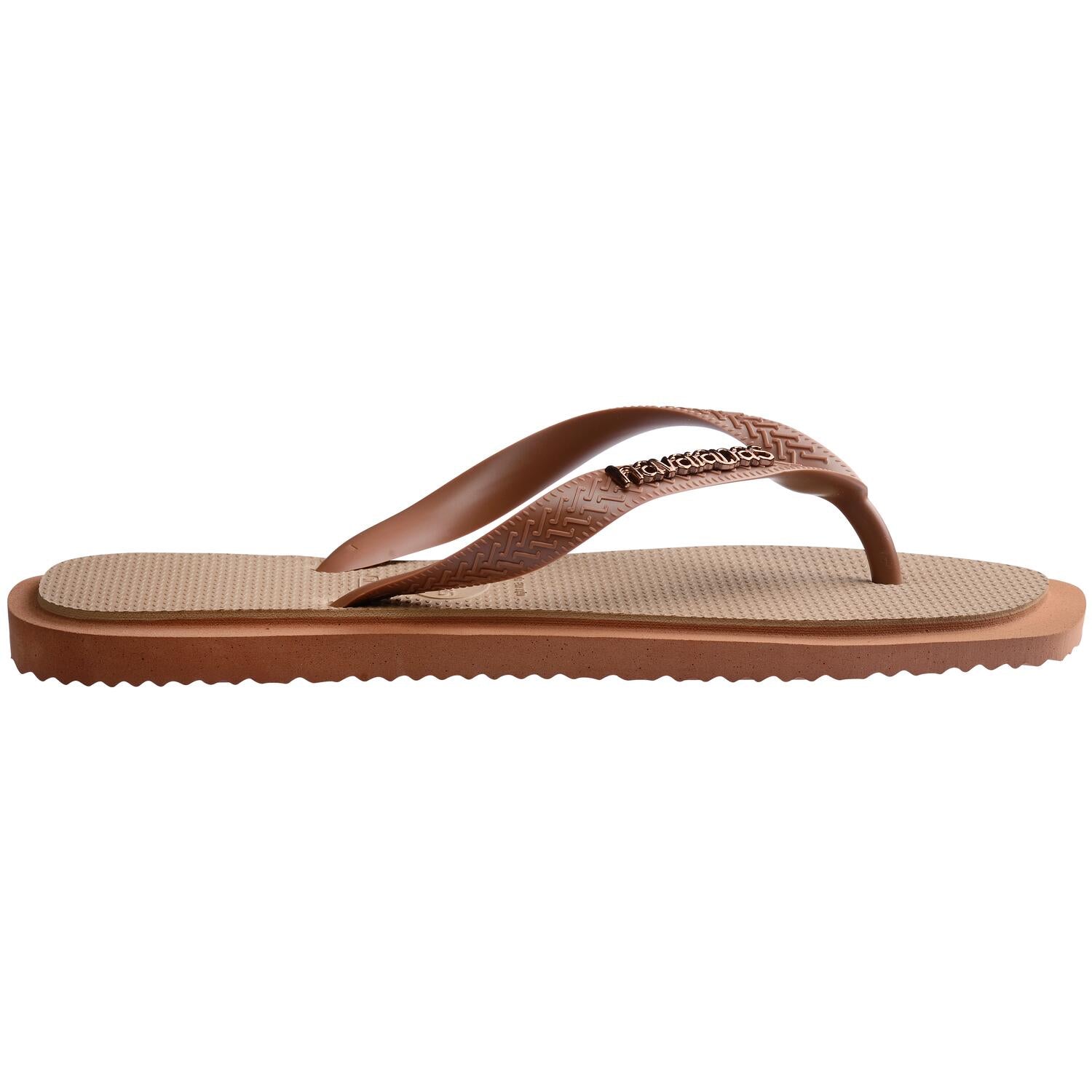 Top Square Fusion klipklapper - 4258 Rose Gold/Rust